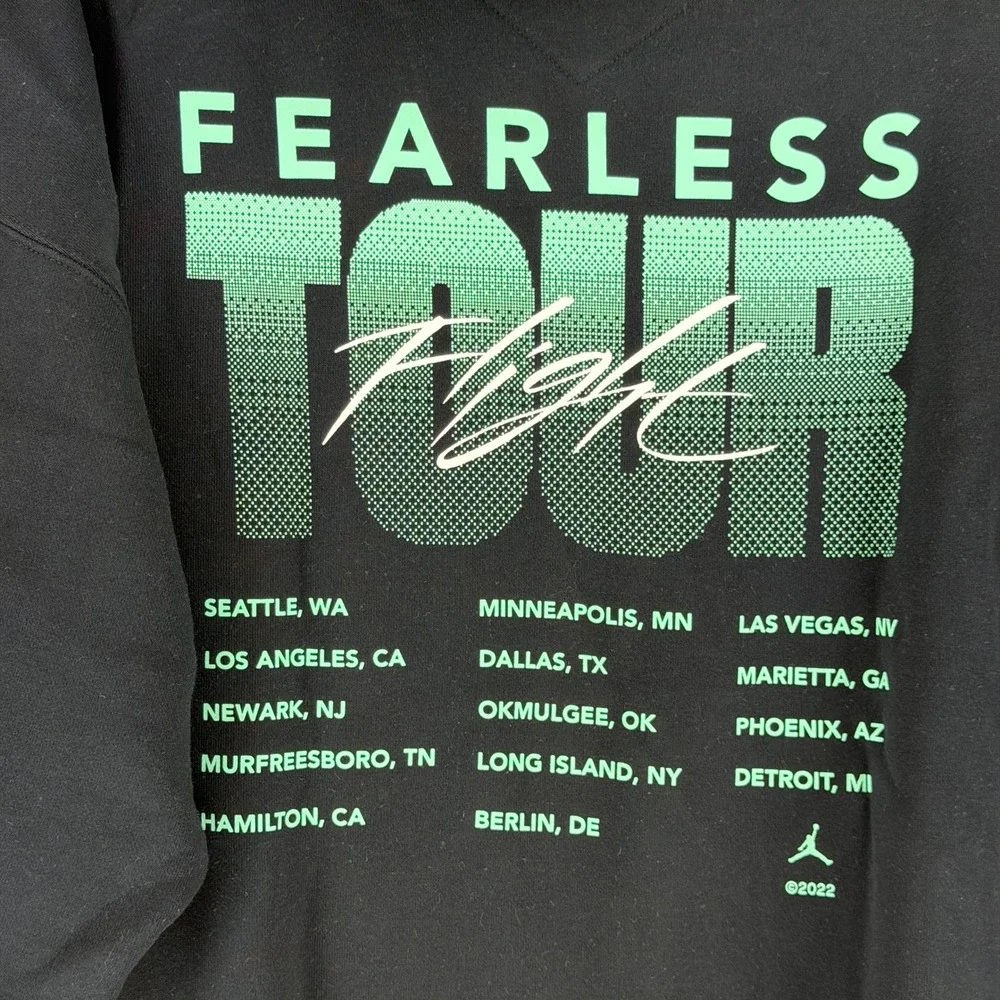 Jordan tour fearless